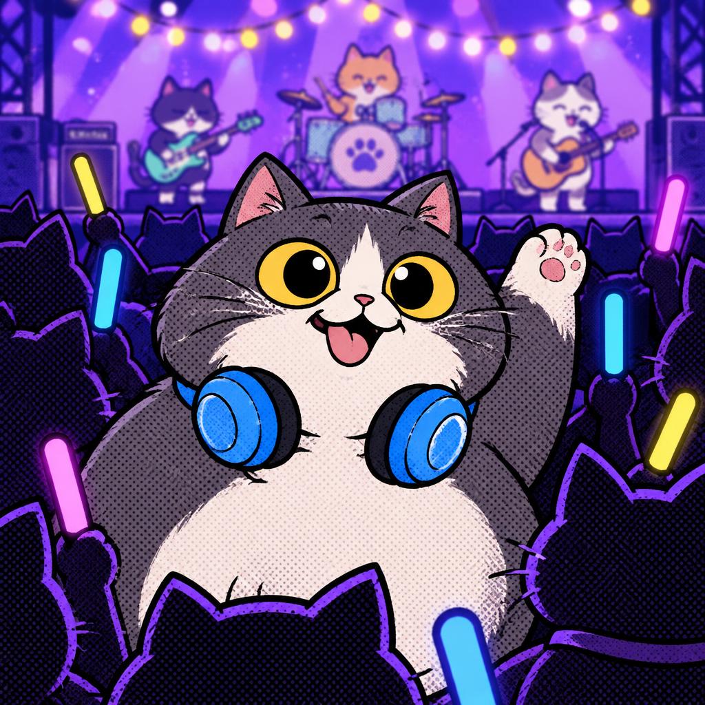 Tofu, Cat Club crew & world's biggest Heartmarks fan
