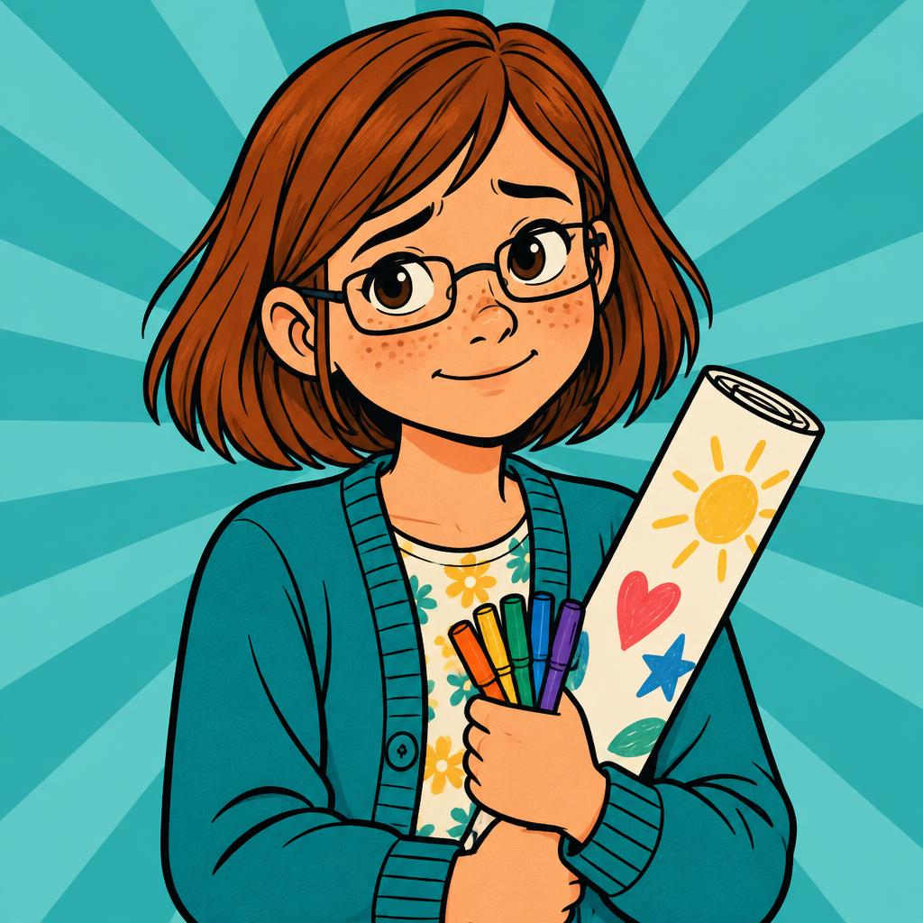 Savannah, The quiet one with markers